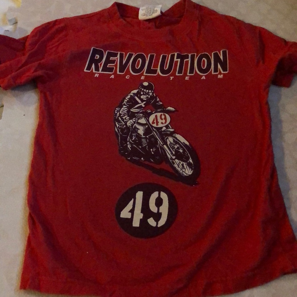 Boys bike tee
